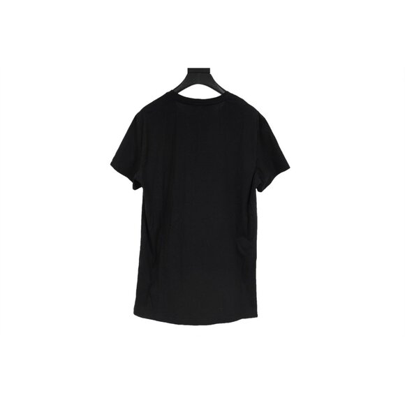 Balmain Men Logo T Shirt Size Medium  Black Short Sleeve Cotton - Picture 2 of 7